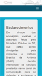 Mobile Screenshot of institutobrasiliaarritmia.com.br
